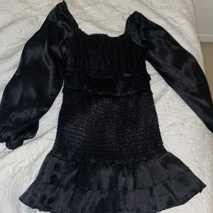 Black longsleeve dress from Julie’s boutique